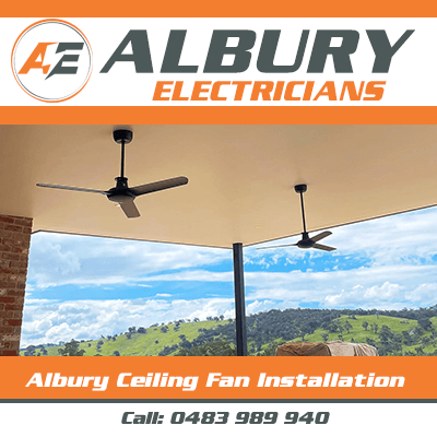 Albury Ceiling Fan Installation - Expert Electrical Services by Albury Electricians